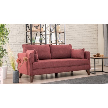 Bella Sofa 2 Pr Burgundy