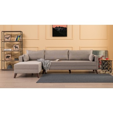 Bella Corner Sofa Cream Left