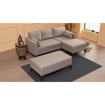 Bella Corner Mini Sofa Cream Right