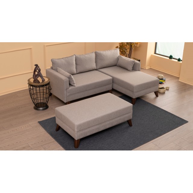 Bella Corner Mini Sofa Cream Right