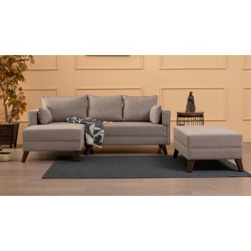 Bella Corner Mini Sofa Cream Left