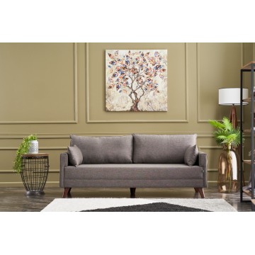 Bella Sofa 3 Pr Brown