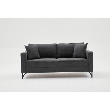 Berlin Sofa 2 Pr Antrachite - Black Leg