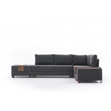 Fly Corner Sofa Anthracite Right