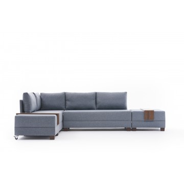 Fly Corner Sofa Blue Left