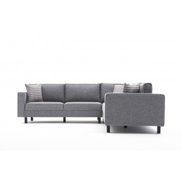 Kale Corner Sofa  Linen Grey