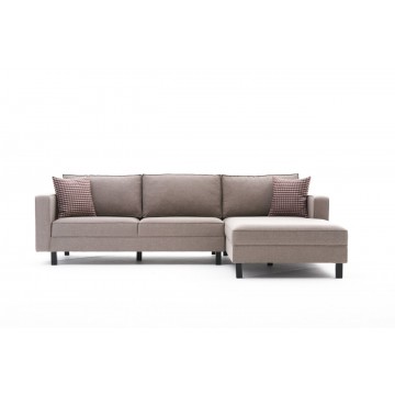 Kale Sectional Corner Linen Cream Right