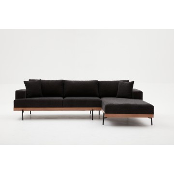 Liva Corner Sofa Copper Right