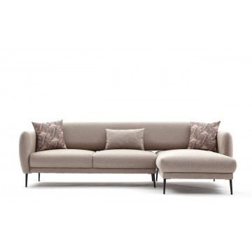 Venus Sectional Sofa Cream Right