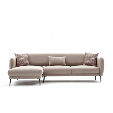 Venus Sectional Sofa Cream Left