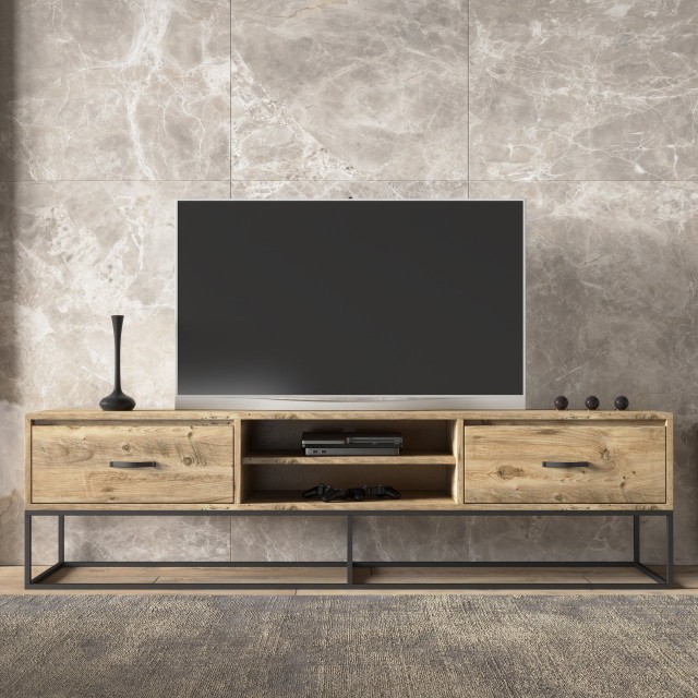 Laredo Industrial Wide TV Stand For 80" Tv